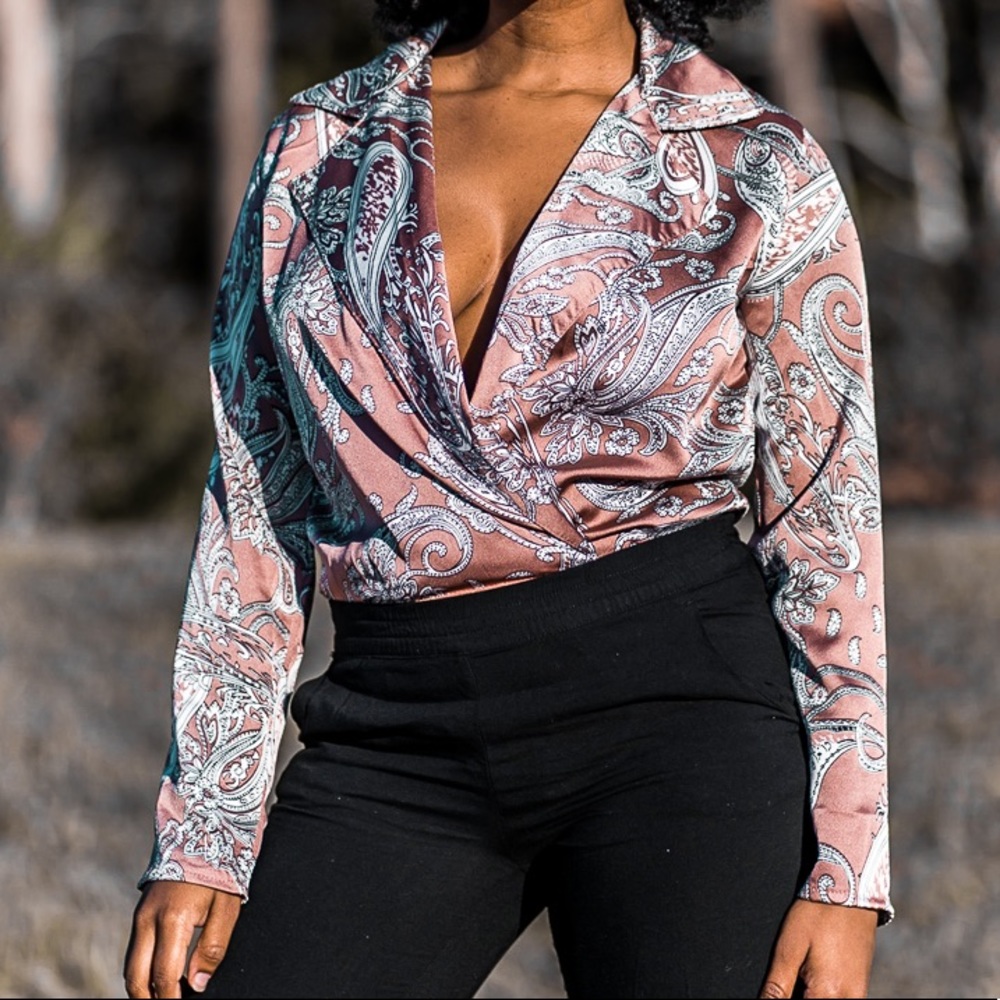 Paisley Pink Bodysuit